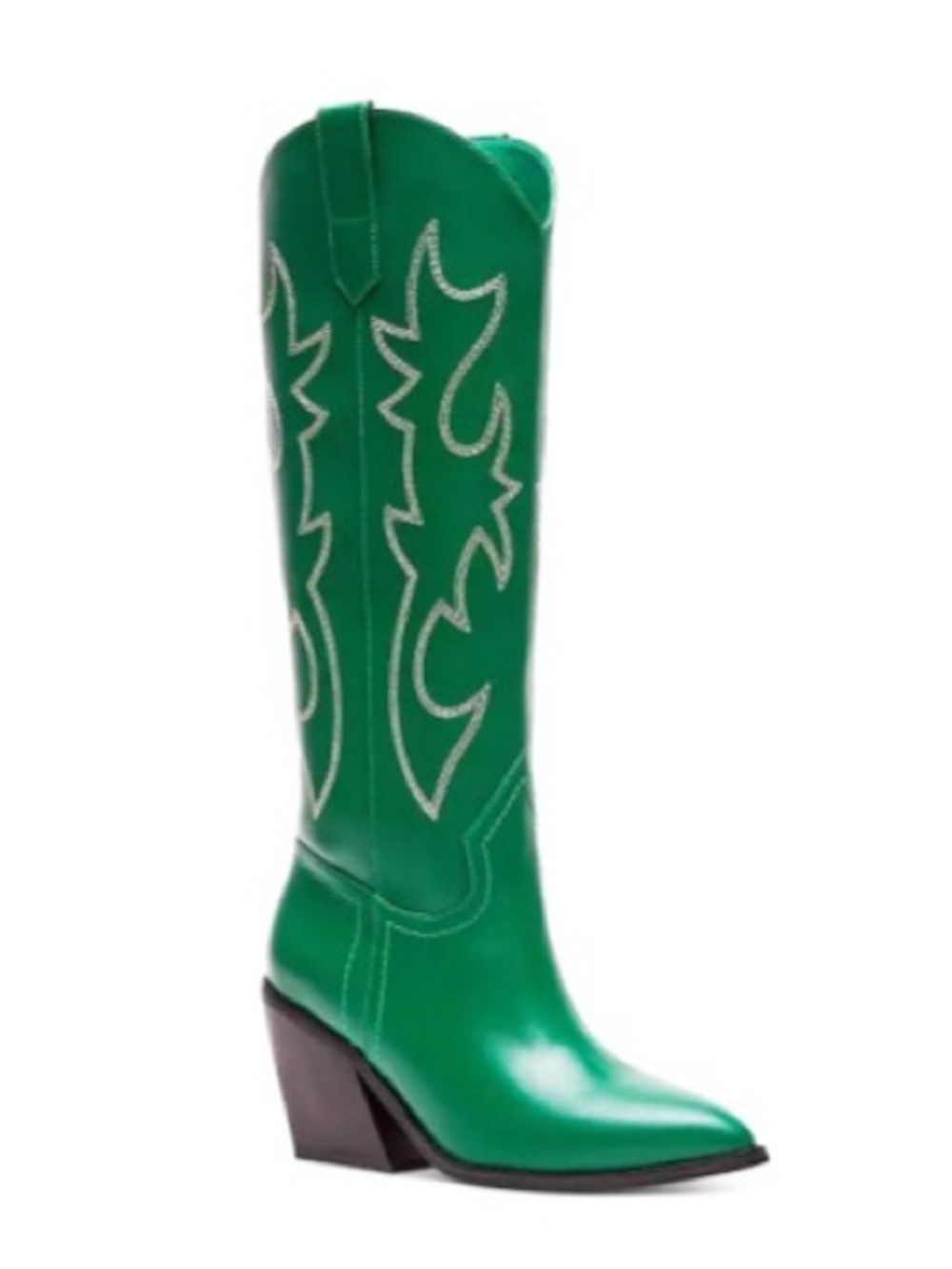 Madden Girl Arizona Knee High Cowboy Boots in  Emerald Green, Size 5, NEW - Picture 3 of 8